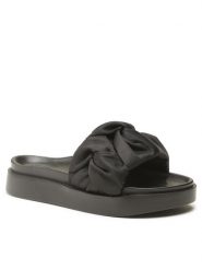 Inuikii Klapki Fjord Flower 70104-126 Czarny. Czarne klapki damskie Inuikii, bez wzorów, z materiału, bez obcasa. Za 699.99 zł.