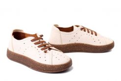 KOCH 151062 off white floater perform, półbuty damskie. Brązowe półbuty damskie KOCH, na lato, bez wzorów, ze skóry, bez obcasa, bez zapięcia. Za 263.42 zł.