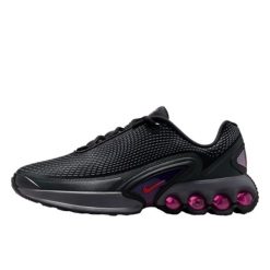 Buty do chodzenia dla dorosłych Air Max Dn All Night. Czarne obuwie sportowe damskie Nike, bez wzorów, z materiału, trekkingowe, nike air max. Za 2,361.76 zł.