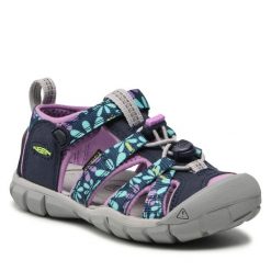Sandały Keen. Niebieskie sandały dziewczęce Keen, bez zapięcia. Za 219.99 zł.