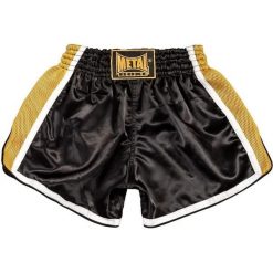 Szorty Metal Boxe Thai/Kick Extrem. Czarne krótkie spodenki sportowe męskie METAL BOXE, bez wzorów, na fitness i siłownię. Za 150.50 zł.