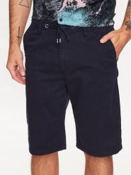 S.Oliver Szorty materiałowe 2128983 Granatowy Relaxed Fit. Niebieskie szorty męskie S.Oliver, m, bez wzorów, z bawełny. Za 189.99 zł.