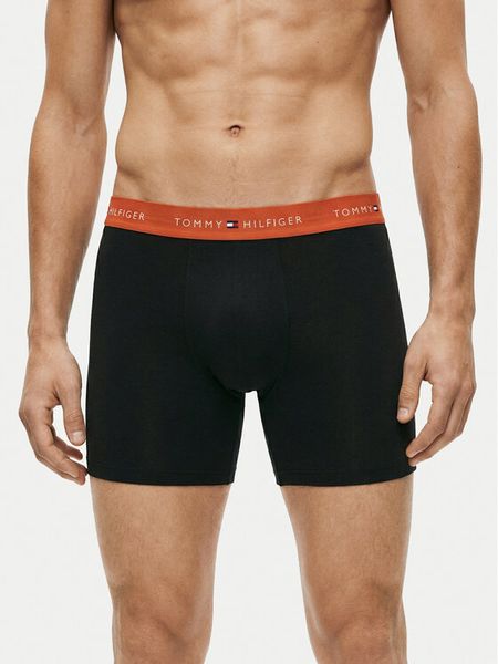 Tommy Hilfiger Komplet bokserek UM0UM03874 Czarny. Czarne bokserki męskie Tommy Hilfiger, l, bez wzorów, z bawełny. Za 143.99 zł.