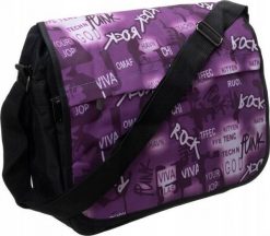 Loren Listonoszka młodzieżowa Loren [DH] SB-1-NEW print fioletowy. Fioletowa torby i plecaki dziecięce Loren. Za 70.11 zł.