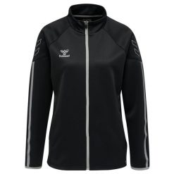 Kurtka damska Hummel hmlCIMA. Czarne bluzy sportowe damskie Hummel, xl, bez wzorów, bez kaptura, do piłki ręcznej. W wyprzedaży za 211.30 zł.