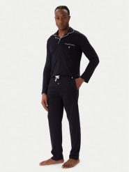 Polo Ralph Lauren Piżama 714950586011 Granatowy Regular Fit. Niebieskie piżamy męskie Polo Ralph Lauren, m, bez wzorów, z bawełny, bez ramiączek. Za 819.99 zł.