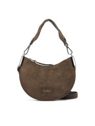 Coccinelle Torebka QKG Coccinellesunup Suede E1 QKG 13 03 01 Khaki. Brązowe torebki do ręki damskie Coccinelle, bez wzorów, ze skóry, bez dodatków. Za 1,399.00 zł.