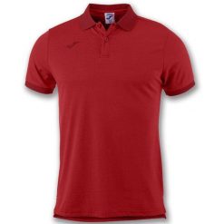 Koszulka polo męska czerwona Joma Essential czerwony. Czerwone koszulki polo męskie Joma, l, bez wzorów, sportowe, bez ramiączek. Za 84.99 zł.