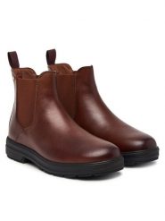Tommy Hilfiger Sztyblety Th Flag Outdoor Chelsea Boot FW0FW09573 Brązowy. Brązowe trekkingi damskie Tommy Hilfiger, outdoorowe. Za 649.99 zł.