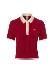 Adidas Originals koszulka polo Kobiety czerwony|wyrazisty róż, L. Czerwone koszulki sportowe damskie adidas Originals, l, bez wzorów, z wiskozy, bez kołnierzyka, bez ramiączek. Za 299.95 zł.