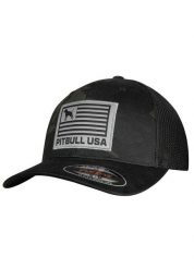 Czapka męska Pitbull Full Cap El Jefe Fitted. Czarne czapki i kapelusze męskie PITBULL, z aplikacjami, z bawełny. Za 87.99 zł.