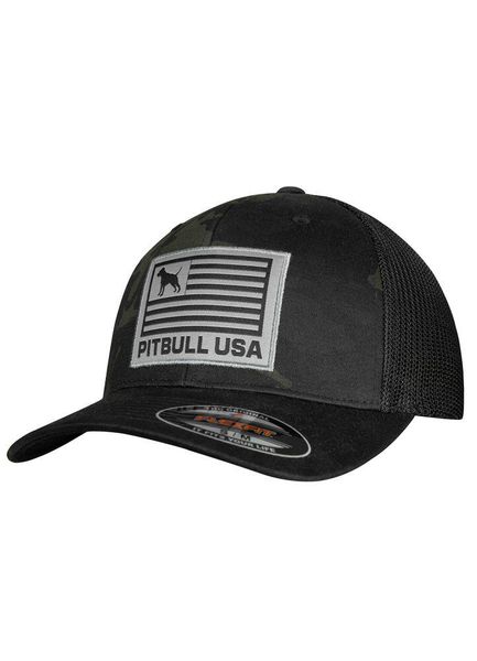 Czapka męska Pitbull Full Cap El Jefe Fitted. Czarne czapki i kapelusze męskie PITBULL, z aplikacjami, z bawełny. Za 87.99 zł.