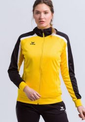 Kurtka treningowa damska Erima Liga 2.0 avec capuche. Czarne kurtki sportowe damskie Erima, bez wzorów, z materiału, bez kaptura, na fitness i siłownię. Za 158.75 zł.