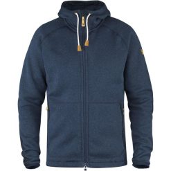 Bluza z kapturem męska Fjallraven Ovik Fleece Hoodie. Czarne bluzy męskie Fjällräven, na lato, m, bez wzorów, z bawełny, z kapturem. Za 681.99 zł.
