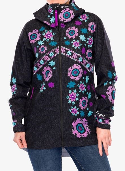 Kurtka przeciwdeszczowa damska Crazy Parka Wonder Magic Shell. Czarne kurtki damskie CRAZY, l, bez wzorów, z materiału, bez kaptura. Za 995.49 zł.