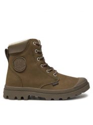 Palladium Trapery Pampa Sport Cuff Wps 72992-222-M Brązowy. Brązowe buty sportowe męskie Palladium, z nubiku, sportowe, bez zapięcia. Za 713.15 zł.