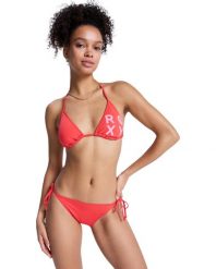 Zestaw dwuczęściowy bikini damski SOLID ESSENTIALS. Niebieskie bikini damskie Roxy, s, bez wzorów. Za 229.99 zł.