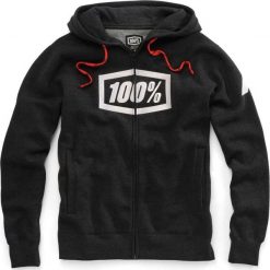 100% Bluza męska Syndicate Hooded Zip Sweatshirt Black Heather White r. XL. Białe bluzy męskie 100%, m, bez wzorów, bez kaptura. Za 234.47 zł.