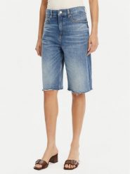 BOSS Szorty jeansowe 50534213 Niebieski Relaxed Fit. Niebieskie szorty damskie Boss, bez wzorów, z bawełny. Za 249.99 zł.