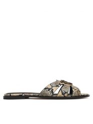 PINKO Klapki Milly 04 SD0463 P042 Beżowy. Brązowe klapki damskie Pinko, bez wzorów, ze skóry, bez obcasa. Za 919.99 zł.