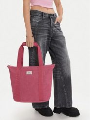 Guess Jeans Torebka CWBEO-GUESS-B-016-09 Różowy. Czerwone torebki do ręki damskie Guess Jeans, z aplikacjami, z jeansu, bez dodatków. Za 199.99 zł.