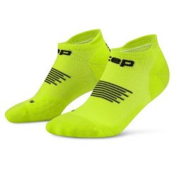 Męskie skarpety kompresyjne do biegania stopki sportowe Core Run. Zielone skarpety męskie CEP, bez wzorów, z elastanu. Za 69.00 zł.