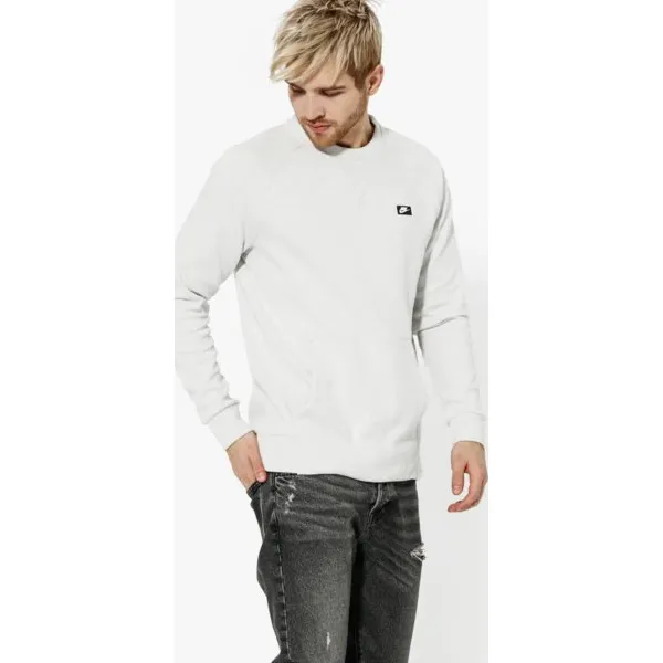 Nike Bluza M Nsw Optic Crw Sportswear , szary, rozmiar L. Szare bluzy męskie Nike, l, bez wzorów, z bawełny, bez kaptura. W wyprzedaży za 169.99 zł.