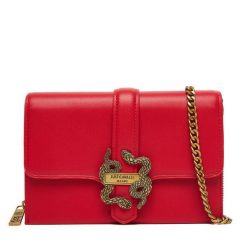 Torebka Just Cavalli. Czerwone listonoszki damskie Just Cavalli, bez wzorów, bez dodatków. Za 539.99 zł.
