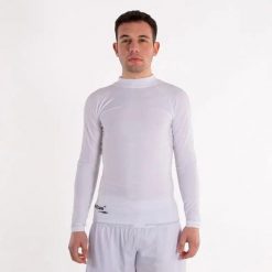 Koszulka termoaktywna Softee Bubble Adult biała. Białe koszulki sportowe męskie Softee, l, bez wzorów, bez kołnierzyka, bez ramiączek, na fitness i siłownię. Za 168.99 zł.