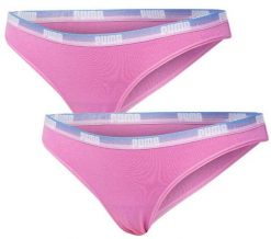 Puma Damskie Bikini 2-Pack Różowy Glazura XL - Komfort i Styl. Czerwone bikini damskie Puma, s, bez wzorów. Za 122.99 zł.