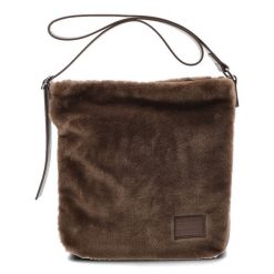 Brązowa Torebka Big Star Modna Shopperka Damska. Brązowe torby na ramię damskie Big Star, bez wzorów, z materiału, eleganckie, bez dodatków. Za 169.00 zł.