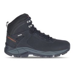 Buty trekkingowe męskie MERRELL VEGO MID za kostkę wysokie wodoodporne skóra. Czarne trekkingi męskie Merrell, za kostkę, trekkingowe. Za 549.00 zł.