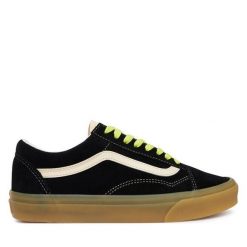 Tenisówki Vans. Czarne trampki i tenisówki damskie Vans, bez wzorów, bez zapięcia. Za 369.99 zł.