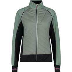 Kurtka damska turystyczna CMP 30A2276. Szare kurtki sportowe damskie CMP, l, bez wzorów, z softshellu, z kapturem, trekkingowe. Za 389.99 zł.