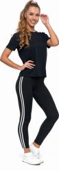Moraj MORAJ - T-Shirt Bawełniany Damski - Czarny - XL. Czarne t-shirty damskie Moraj, xl, bez wzorów, z bawełny, bez kołnierzyka. Za 26.90 zł.