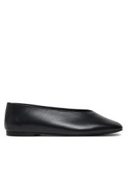 Calvin Klein Baleriny HW0HW02441 Czarny. Czarne baleriny damskie Calvin Klein, bez wzorów, ze skóry, bez obcasa. Za 449.99 zł.