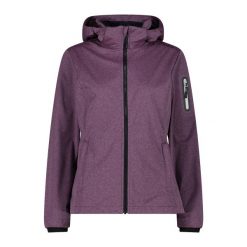 Kurtka damska turystyczna CMP 39A5016M. Czerwone kurtki sportowe damskie CMP, l, bez wzorów, z softshellu, z kapturem, trekkingowe. Za 340.00 zł.
