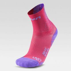 Skarpety do biegania damskie Uyn Run Fit Socks Coral. Czerwone skarpety damskie UYN, bez wzorów. Za 69.99 zł.