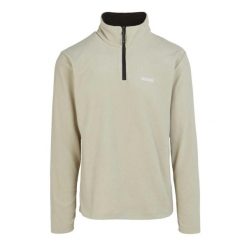 Bluza Polarowa z suwakiem Męska Thompson. Brązowe bluzy męskie Regatta, na zimę, l, bez wzorów, z materiału, bez kaptura. Za 79.99 zł.