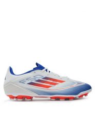 Adidas Buty do piłki nożnej F50 League 2g/3g Ag IF1330 Biały. Białe buty sportowe męskie Adidas, z materiału, bez zapięcia. Za 269.99 zł.