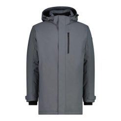Parka softshell CMP. Szare parki męskie CMP, bez wzorów, z softshellu, bez kaptura. Za 759.30 zł.