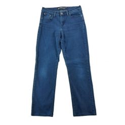 Levi Strauss damskie spodnie jeansowe Demi Curve. Niebieskie spodnie sportowe damskie Levi's, l, bez wzorów, z denimu. Za 127.76 zł.