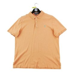 Second life - Koszulka polo z krótkim rękawem mężczyźni - Stan dobry. Brązowe buty sportowe męskie Ralph Lauren, bez zapięcia, na golfa. Za 97.25 zł.