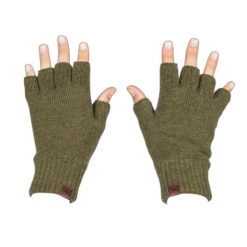 Rękawice jeździeckie z odkrytymi palcami Back on Track Vide. Zielone rękawiczki dziecięce BACK ON TRACK, bez wzorów. Za 226.00 zł.