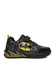 Batman Sneakersy CEO-CP23-AW26-107WBBAT Czarny. Czarne trampki i tenisówki chłopięce batman, bez wzorów, ze skóry, bez zapięcia. Za 139.99 zł.