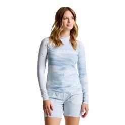 Slam Foil Ws Rashguard Koszulka Z Dużymi Lasami Damskie. Szare koszulki sportowe damskie SLAM, l, bez wzorów, z poliesteru, bez kołnierzyka, bez ramiączek. Za 397.00 zł.