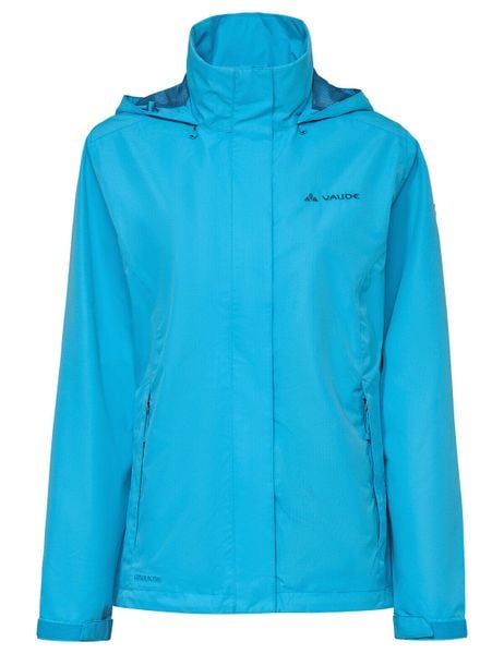 Kurtka damska Escape Light. Niebieskie kurtki damskie Vaude, bez wzorów, z materiału, bez kaptura. Za 519.00 zł.