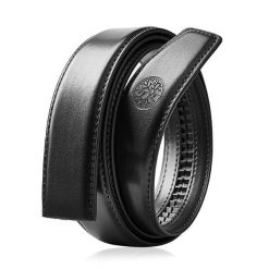 Wymienny pas bez klamry C35 ELITE Czarny 110. Czarne paski damskie Betlewski, bez wzorów, ze skóry. Za 69.99 zł.