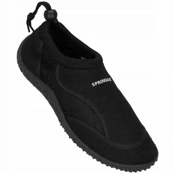 Vyriški vandens batai Springos CS0155, juodi. Sandały męskie Waimea, bez zapięcia. Za 54.03 zł.