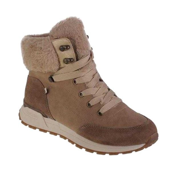 Buty Damskie Ze Skóry Ekologicznej Evolution. Brązowe trekkingi damskie Rieker, trekkingowe. Za 585.99 zł.